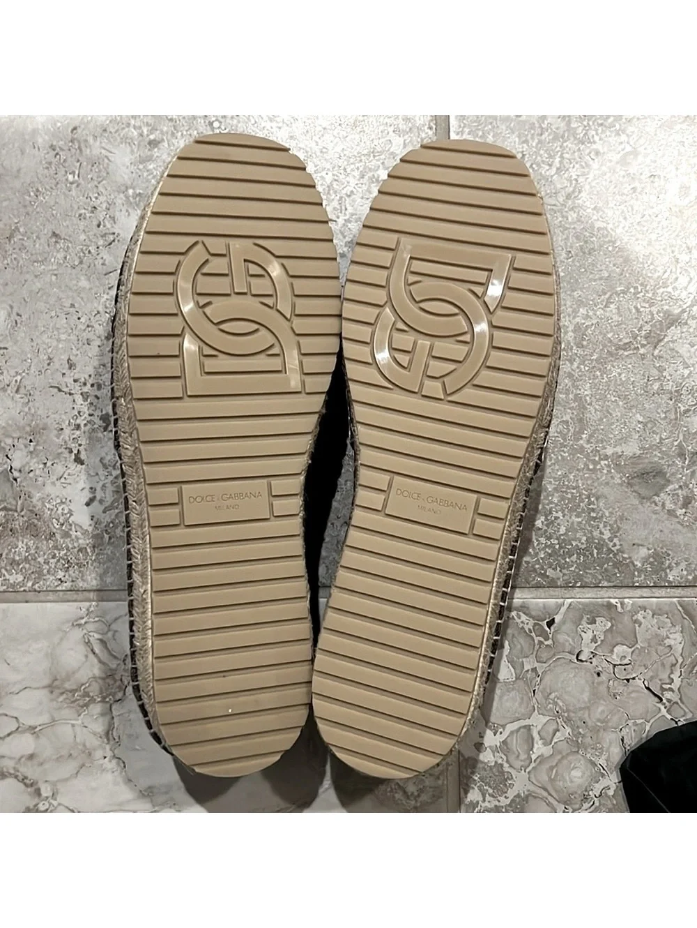 Dolce & Gabbana Men's Espadrille Flats, Size 42 (Made in Spain) New w/ Dust Bags